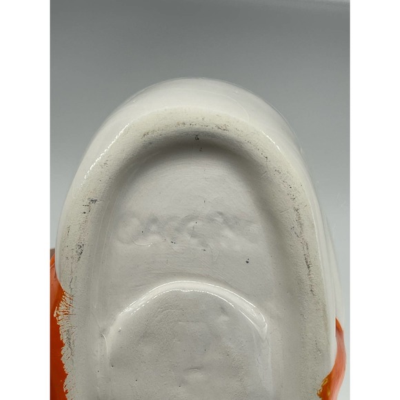 Vintage Halloween Ceramic Ghosts Holding Jack O Lantern Votive Candle Holder - Picture 8 of 14